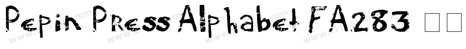 Pepin Press Alphabet-FA283字体转换